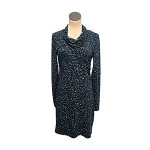 Carve Designs Dress Womens Small‎ Cowl Neck Long Sleeve Geometric Triangle